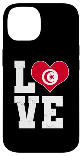 Liebe Tunesien Tunesien Flagge Maghreb Herren Damen Hülle für iPhone 14 von Republic Of Tunisia Flag Proud Tunisian Roots