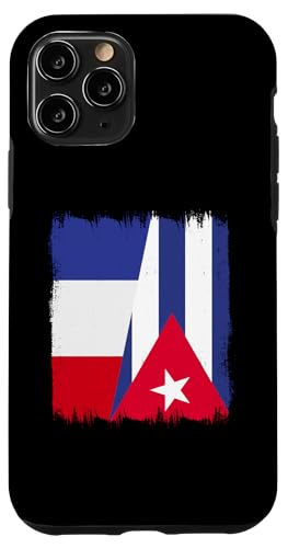 Hülle für iPhone 11 Pro Frankreich Kuba Halbflagge Cubano Pride Französisch Kubanisches Erbe von Republic of Cuba Flag Design Pride Cuban Roots