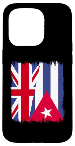 Hülle für iPhone 15 Pro Britische Kuba-Flagge, Kubano, Stolz, britisches kubanisches Erbe von Republic of Cuba Flag Design Pride Cuban Roots