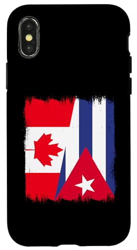 Hülle für iPhone X/XS Kanada Kuba Halbflagge Cubano Pride Canadian Cuban Heritage von Republic of Cuba Flag Design Pride Cuban Roots