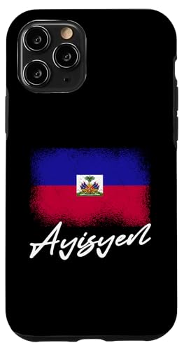 Hülle für iPhone 11 Pro Ayisyen Haitian Pride Ayiti Flagge Creole Haiti Flagge von Republic of Haiti Flag Design Ayiti Haitian Pride