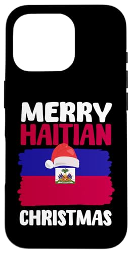 Hülle für iPhone 16 Pro Frohe haitianische Weihnachten von Republic of Haiti Flag Design Ayiti Haitian Pride