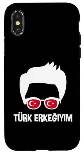 Hülle für iPhone X/XS Türk Erkegiym Türkischer Junge Türkische Flagge Pride Sonnenbrille Herren von Republic of Türkiye Designs Turkey Flag