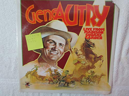 Gene Autry - Live From Madison Square Garden. VINYL LP (1976). VG+/VG+. von Republic