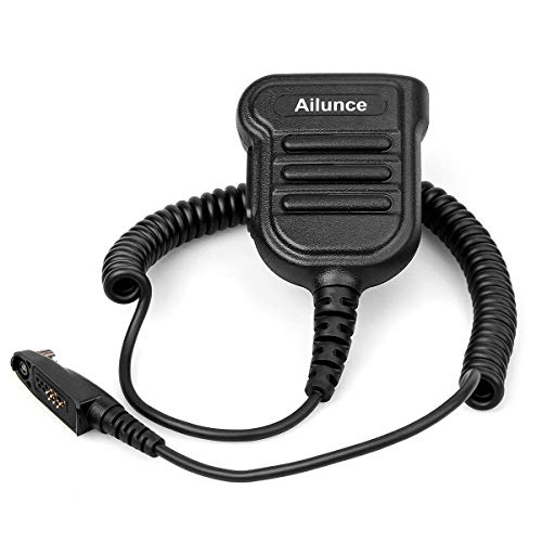 Retevis Ailunce H103M Funkgerät Lautsprecher Mikrofon IP67 Wasserdicht Kompatibel mit Ailunce HD1 DMR Radio Kompatibel RT648 RT87 RT29 RT647 RT83 Walkie Talkies (1 Stück) von Retevis