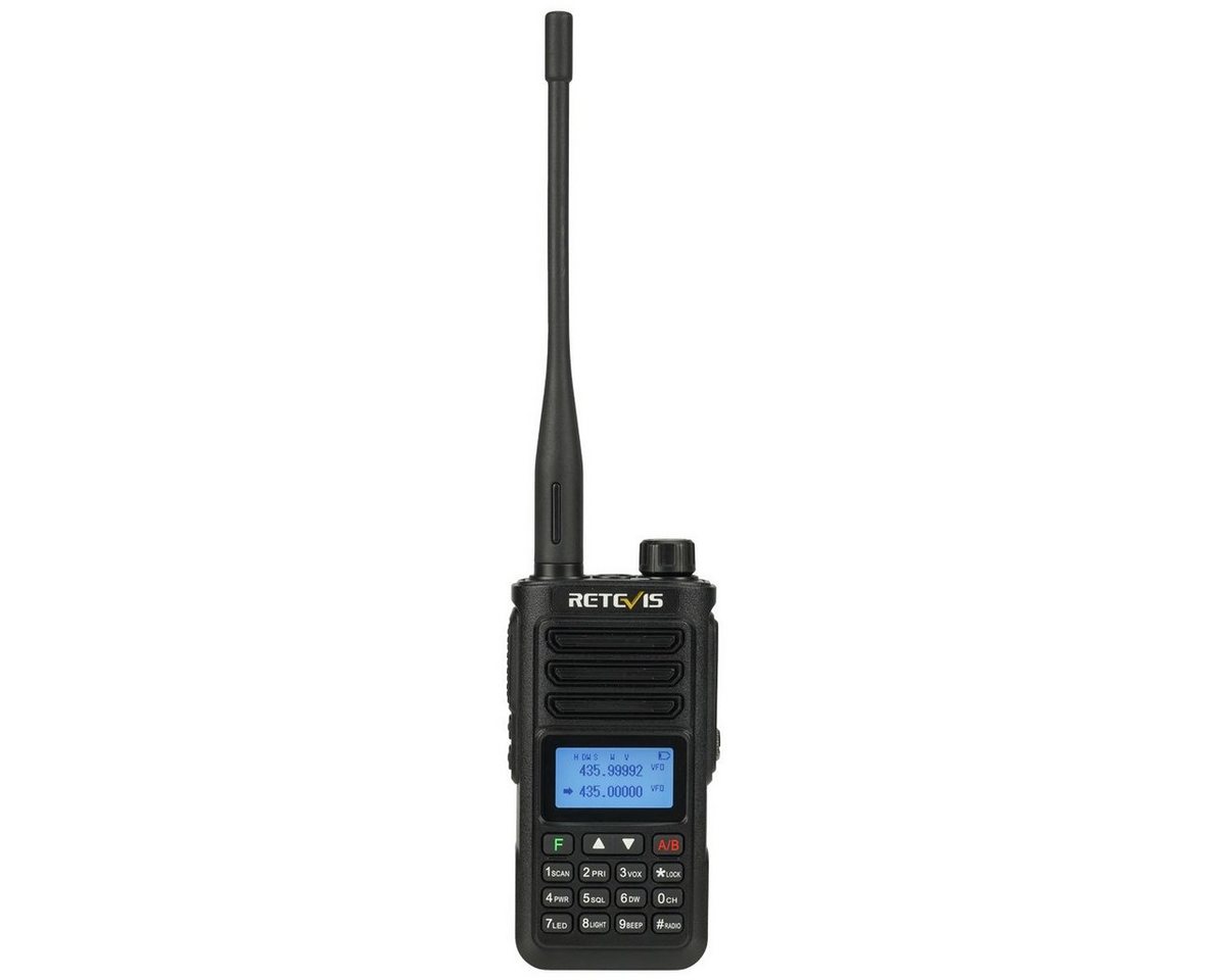 Retevis Walkie Talkie RA89 Amateurfunkgerät, Hochleistungs-Dualband-Radio,wasserdichtes IP68, große Entfernung, Rauschunterdrückung, 2500 mAh Akku, Wiederaufladbar von Retevis