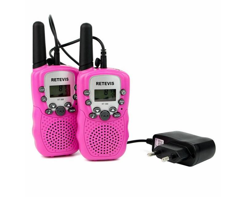 Retevis Walkie Talkie RT-388 Kids Walkie Talkie, 22-Kanal-LCD-Taschenlampe, (Walkie Talkie Kinder, Geeignet für 3-8 Jahre alt), Walkie Talkies für Kinder von Retevis