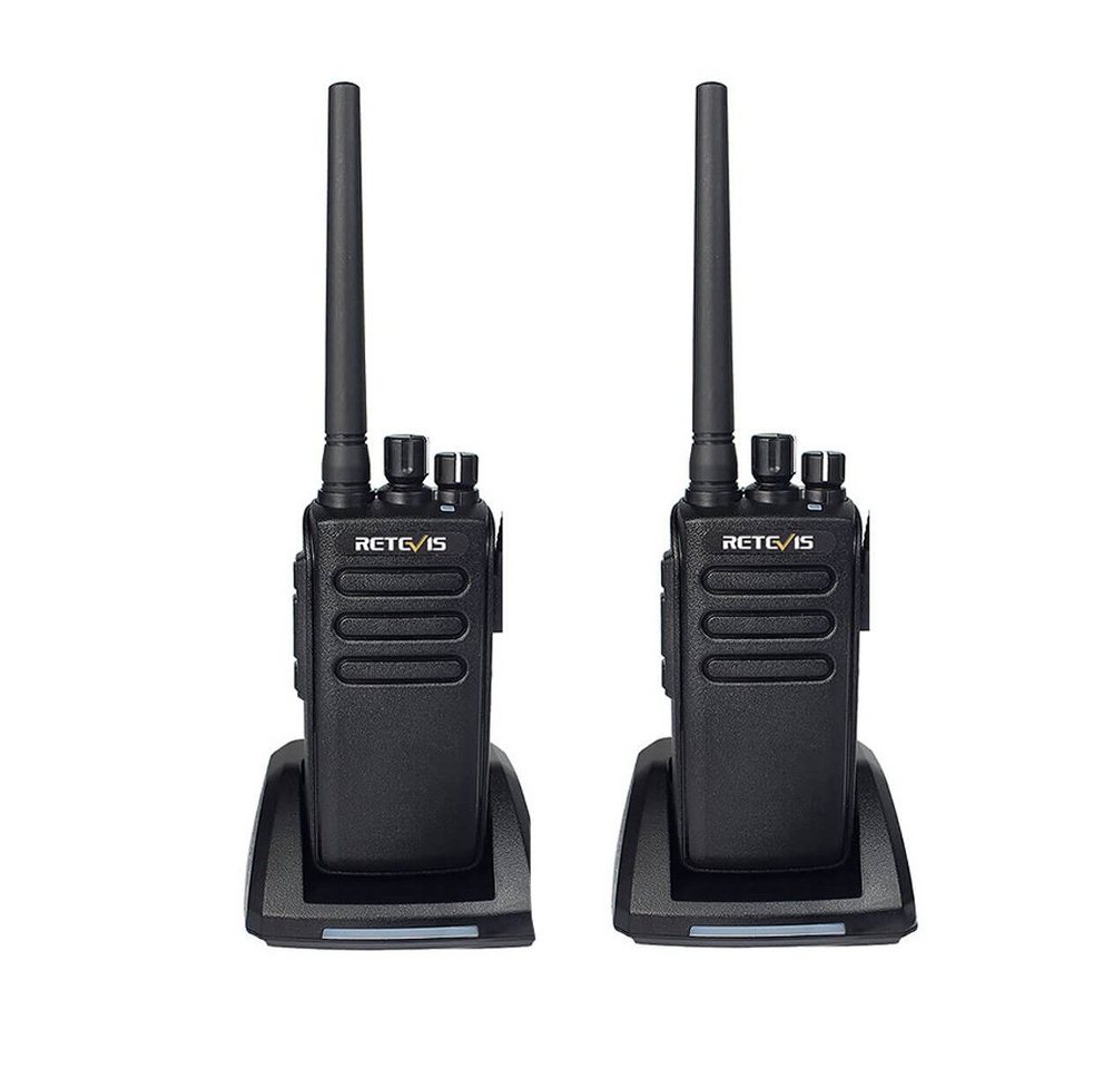 Retevis Walkie Talkie RT81V Digital Handfunkgerät, Professionelles Wasserdichtes Funkgerät, 9 VOX-Empfindlichkeitsstufen, 2200 mAh, Digital Analog von Retevis