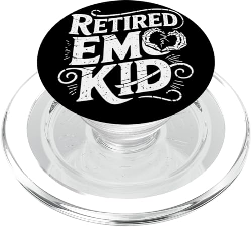 Skelett Herz Retired Emo Kid PopSockets PopGrip für MagSafe von Retired Emo Kid Clothing and Designs