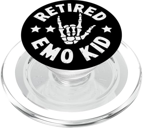 Skelett Rock Hand | Retired Emo Kid PopSockets PopGrip für MagSafe von Retired Emo Kid Clothing and Designs