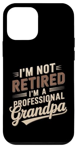 Ich bin nicht im Ruhestand, ich bin ein professioneller Opa Funny Retirement Hülle für iPhone 12 mini von Retirement Grandfather Clothing