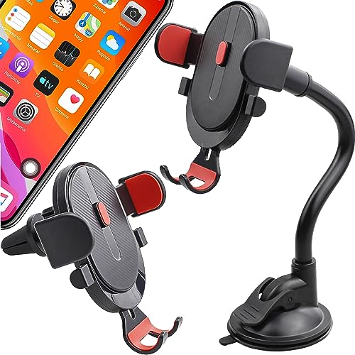 Retoo Handyhalterung Auto Handy Handyhalter für Auto Kfz Universal Halter Drehbar 360° Flexibel Passt Halterung für Amaturenbrett für alle Smartphones Android Phone Huawei Xiaomi LG Samsung von Retoo