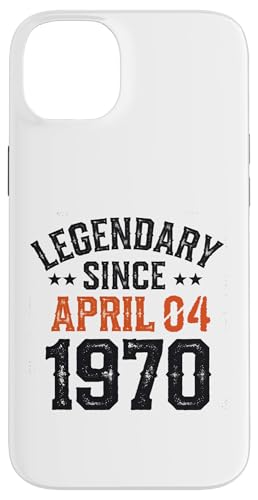 Legendär seit dem 04. April 1970, toller Geburtstag, lustiger Retro-Look Hülle für iPhone 14 Plus von Retro April 1970 Birthday Shirt for Men & Women