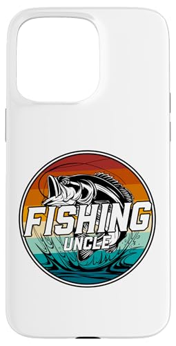 Hülle für iPhone 15 Pro Max Angeln Onkel Retro Bass Angeln Liebhaber Vatertag von Retro Bass Fishing Family