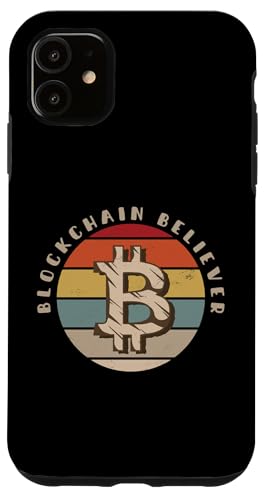 Hülle für iPhone 11 Blockchain-Gläubiger — Bitcoin-Krypto-Gläubiger im Vintage-Stil von Retro Bitcoin Apparel Gifts