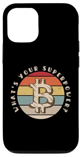 Hülle für iPhone 13 Was ist deine Superkraft - Funny Bitcoin Crypto Believer von Retro Bitcoin Apparel Gifts