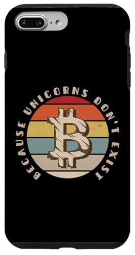 Hülle für iPhone 7 Plus/8 Plus Weil es keine Einhörner gibt - Lustiger Bitcoin Crypto Believer von Retro Bitcoin Apparel Gifts