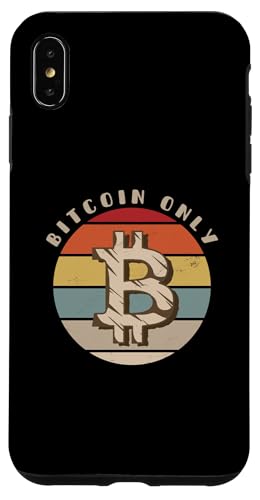 Hülle für iPhone XS Max Nur Bitcoin - Vintage Bitcoin Crypto Believer von Retro Bitcoin Apparel Gifts