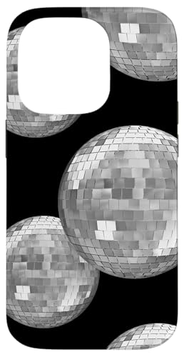 Hülle für iPhone 14 Pro Ästhetische 70er 80er Jahre Retro Lucky Discokugel Y2K von Retro Black And White Disco Ball