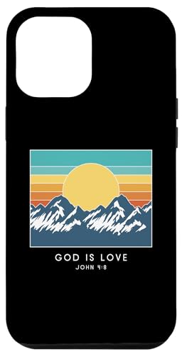 Hülle für iPhone 14 Pro Max God is Love John 4:8 – Vintage-Bibelvers von Retro Christian Apparel Gifts