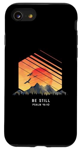 Hülle für iPhone SE (2020) / 7 / 8 Be Still Psalm 46:10 - Religiöser Bibelvers von Retro Christian Apparel Gifts