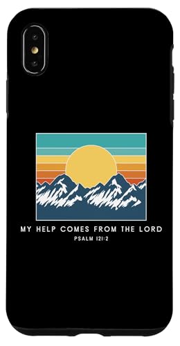 Hülle für iPhone XS Max Meine Hilfe kommt vom Herrn Psalm 121:2 - Vintage Bible von Retro Christian Apparel Gifts