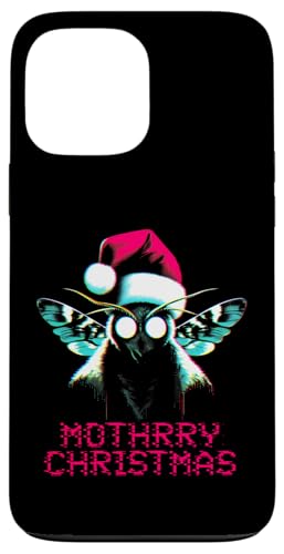 Hülle für iPhone 13 Pro Max Mothrry Christmas - Lustiger Mottenweihnachtsliebhaber von Retro Christmas Apparel Gifts