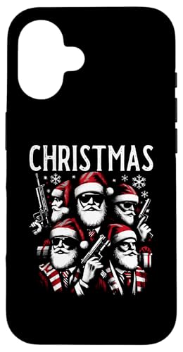 Hülle für iPhone 16 Mafia Santa Claus - Lustiger Weihnachtsmann Xmas Christmas Lover von Retro Christmas Apparel Gifts