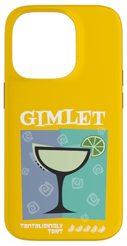 Hülle für iPhone 14 Pro Gimlet-Cocktail von Retro Cocktails