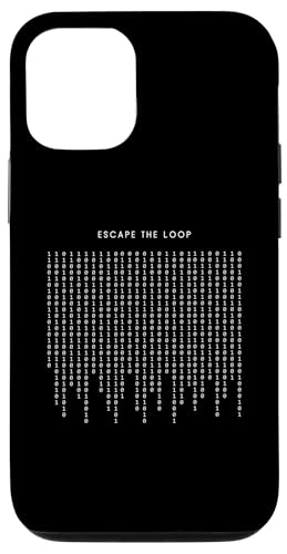 Hülle für iPhone 15 Pro Escape The Loop - Lustiger minimalistischer Programmierer von Retro Coding Programming Apparel Gifts