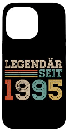 Hülle für iPhone 14 Pro Max Legendär Seit 1995 Retro Mann Frau Deko 30. Geburtstagsshirt von Retro Deko Jahrgang Geburtstage Geschenkideen