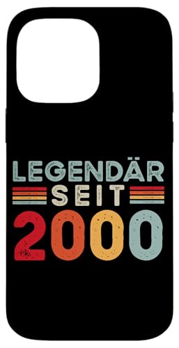 Hülle für iPhone 14 Pro Max Legendär Seit 2000 Retro Mann Frau Deko 25. Geburtstagsshirt von Retro Deko Jahrgang Geburtstage Geschenkideen