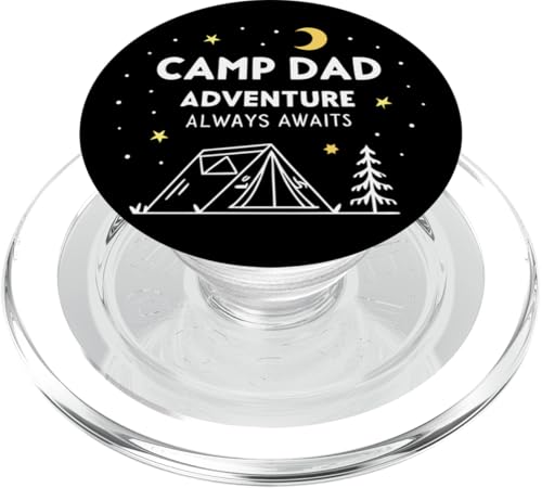 Classic Camping Dad - Vatertag PopSockets PopGrip für MagSafe von Retro Father’s Day Camping for Outdoorsy Dads