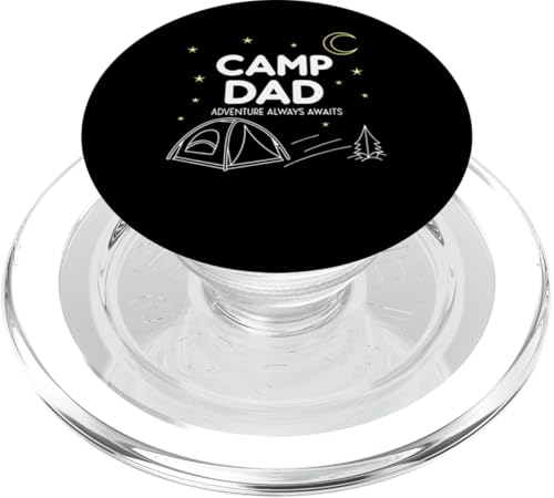 Vatertag - Classic Camping Dad PopSockets PopGrip für MagSafe von Retro Father’s Day Camping for Outdoorsy Dads