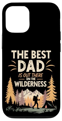 Hülle für iPhone 12/12 Pro Hiking Dad - Father's Day - Retro Best Dad - Camping Papa von Retro Father’s Day for Hiking & Camping Dad