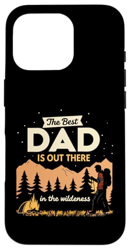 Hülle für iPhone 16 Pro Adventure Dad - Der beste Vater ist da draußen - Exploring Dad von Retro Father’s Day for Hiking & Camping Dad