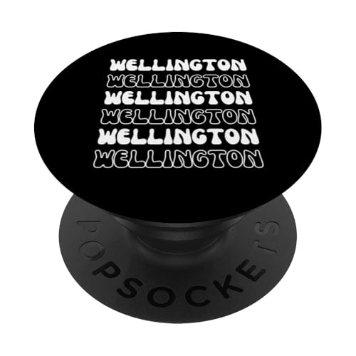 Wellington Neuseeland – Groovy City Vacation Souvenir PopSockets mit austauschbarem PopGrip von Retro Favorite World Travel City Apparel Gifts