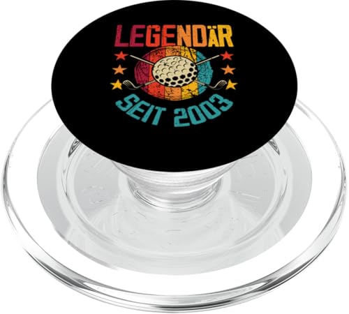 Legendär Seit Jahrgang 2003 Cooles Golf 22. Geburtstag PopSockets PopGrip für MagSafe von Retro Golf Coole Geburtstag Geschenkideen