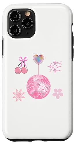 Discokugel Cherry Floral Bows Girly Aesthetic Hülle für iPhone 11 Pro von Retro Graphics