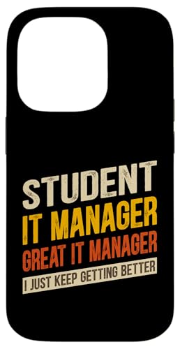 Lustige Informationstechnologie Student Great Funny IT Manager Hülle für iPhone 14 Pro von Retro Great Job statements Novelty Apparel