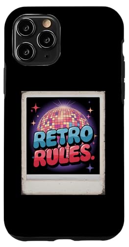 Hülle für iPhone 11 Pro Retro Rules Discokugel von Retro Groove Style