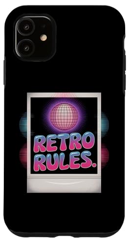 Hülle für iPhone 11 Retro Rules Discokugel von Retro Groove Style