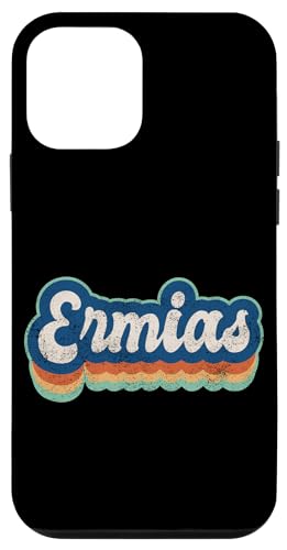 Ermias Vorname Junge Vintage Stil 70er 80er Jahre Personalisiert Hülle für iPhone 12 mini von Retro Groovy Name Fathers Day outfit For Men