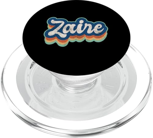 Zaire Vorname Junge Vintage Stil 70er 80er Jahre Personalisiert PopSockets PopGrip für MagSafe von Retro Groovy Name Fathers Day outfit For Men