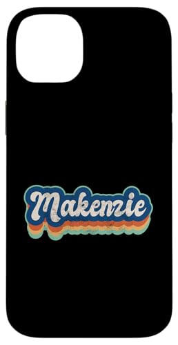 Makenzie Vorname Mädchen Vintage Stil 70er 80er Jahre Personalisiert Hülle für iPhone 14 Plus von Retro Groovy Name Mothers Day outfit For Women