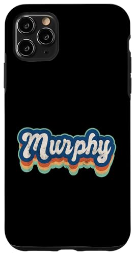 Murphy Vorname Mädchen Vintage Stil 70er 80er Jahre Personalisiert Hülle für iPhone 11 Pro Max von Retro Groovy Name Mothers Day outfit For Women