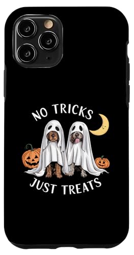 Hülle für iPhone 11 Pro No Tricks Just Treats - Lustiger Halloween-Hundeliebhaber von Retro Halloween Apparel Gifts