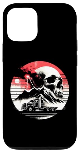 Hülle für iPhone 13 Truck Haunted Mountains - Gruseliges Monster Halloween Liebhaber von Retro Halloween Apparel Gifts