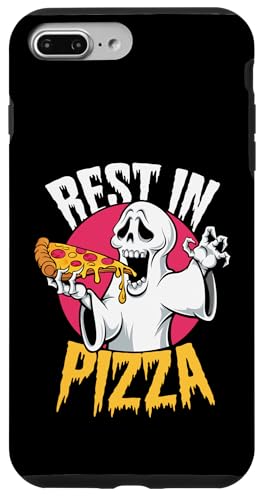 Hülle für iPhone 7 Plus/8 Plus Rest In Pizza - Lustiger gruseliger Geist Halloween Pizzaliebhaber von Retro Halloween Apparel Gifts