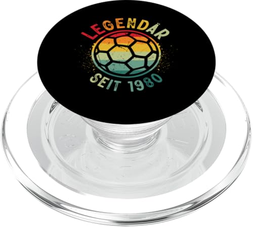 Legendär Seit Jahrgang 1980 Cooles Handball 45. Geburtstag PopSockets PopGrip für MagSafe von Retro Handball Coole Geburtstag Geschenkideen